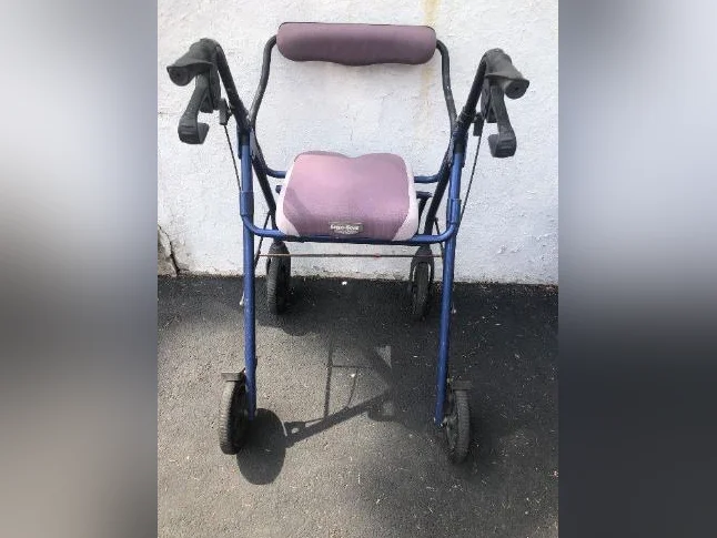 Déambulateur de couleur bleu Free Spirit Ergo Plus Duo