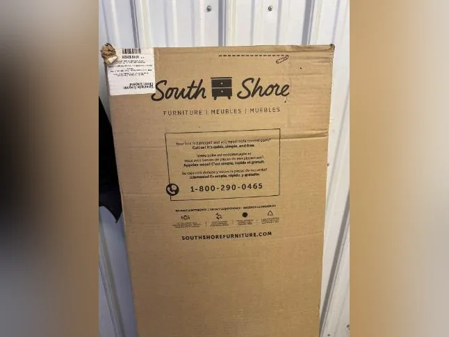 Commode South Shore 6 tiroirs Chêne gris thumbnail 3