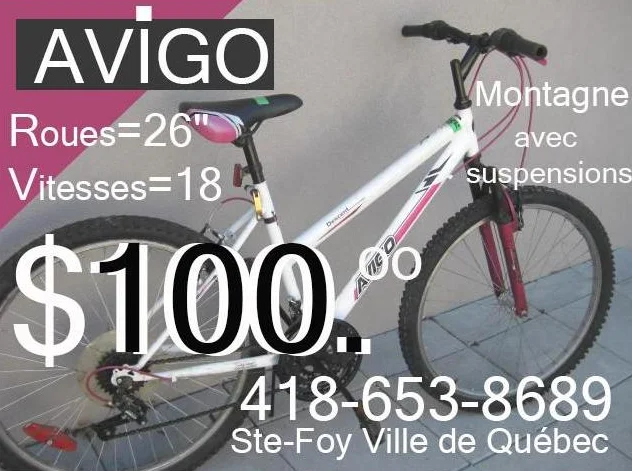 Bicyclette Hommes, Femmes, Ados, et Enfants. thumbnail 2