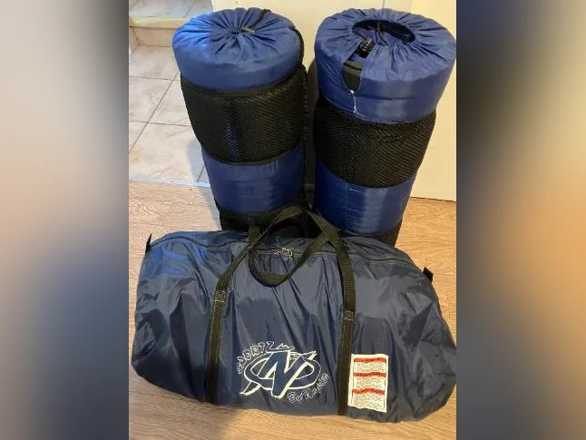 Camping articles tente pour VUS, 2 matelas gonflants,toilette chimique