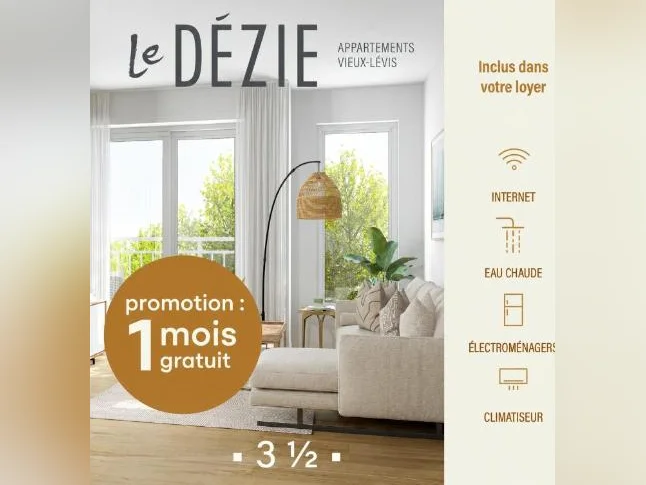 3 1/2 à louer NOUVELLE CONSTRUCTION