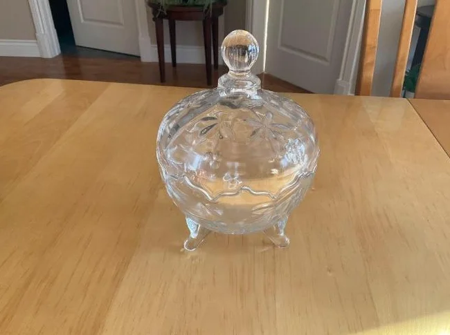 Bonbonnière en verre