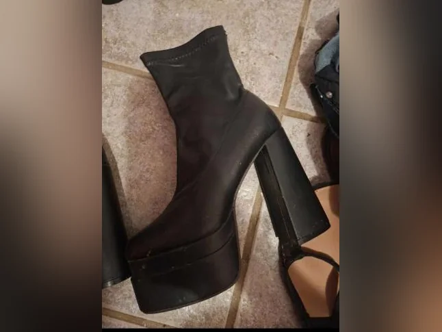 Sexy goth heels