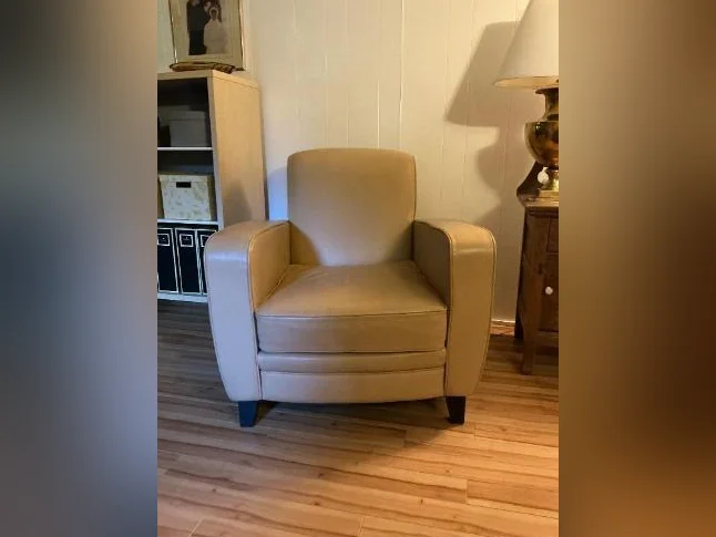 Fauteuil cuir