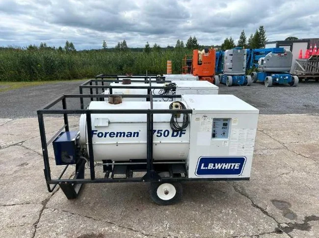 L.B. White Foreman 750DF Chauffage au Gas ou LPG 750000btu Indirect Fired Heater