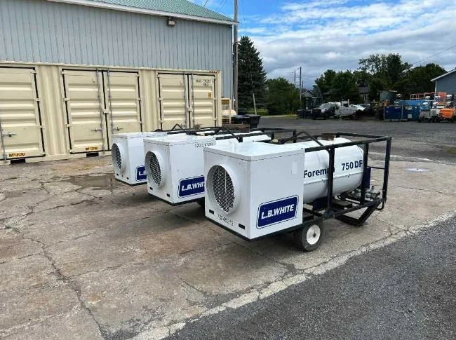 L.B. White Foreman 750DF Chauffage au Gas ou LPG 750000btu Indirect Fired Heater thumbnail 4