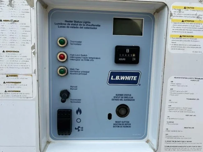 L.B. White Foreman 750DF Chauffage au Gas ou LPG 750000btu Indirect Fired Heater thumbnail 8