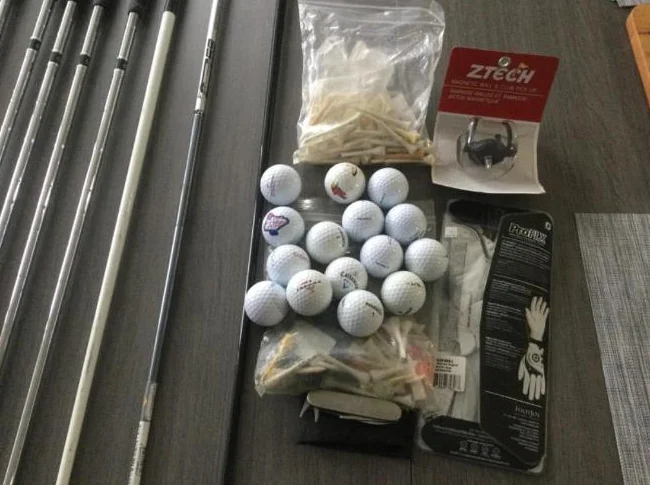 Bâton de golf avec sac