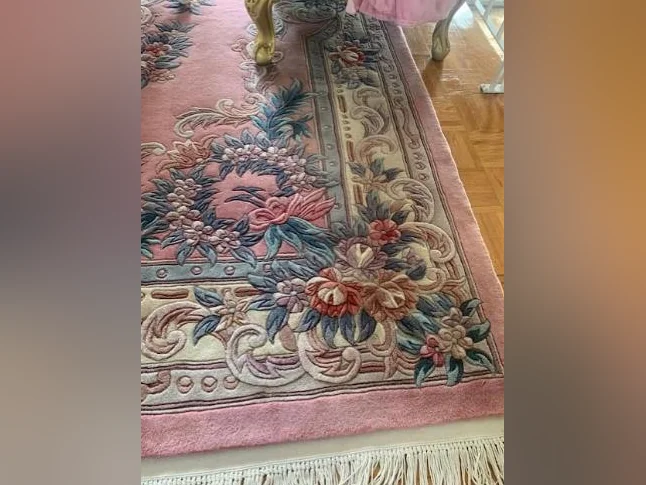 Deux magnifiques tapis en laine Aubusson 8x10 thumbnail 7