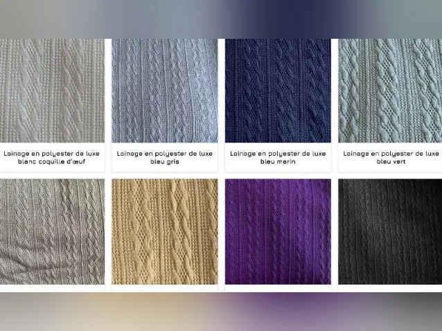 500m de couleur varier de Lainage de luxe