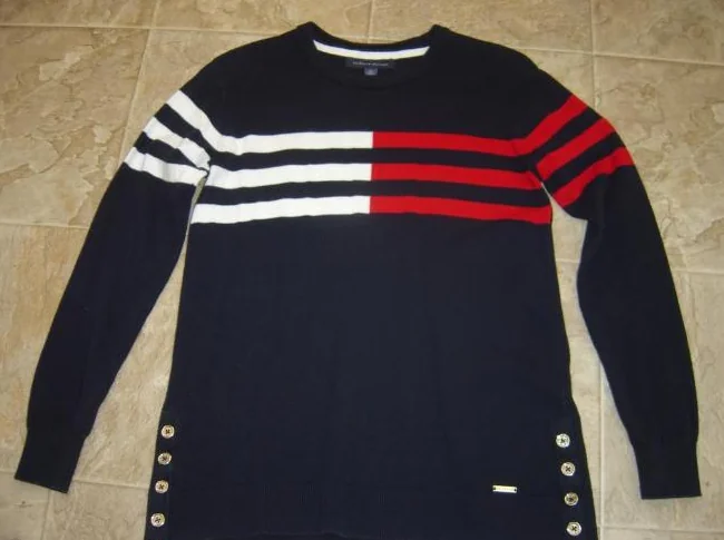 gilet tommy gr s porté 1 fois + jeans tommy gr 30