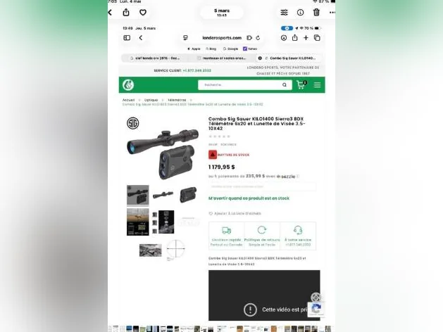 Téléscope Sig Sauer 3.5-10x42 thumbnail 2