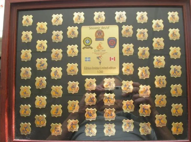 COLLECTION COMPLETE JEUX MONDIAUX DES POLICIERS ET POMPIERS 2005 thumbnail 6