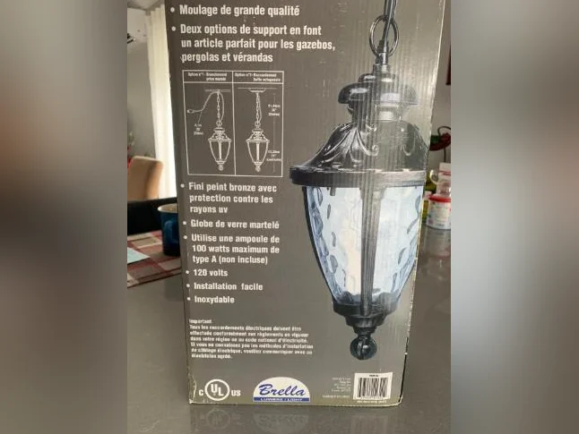 Lampe extérieur pour gazebo thumbnail 2