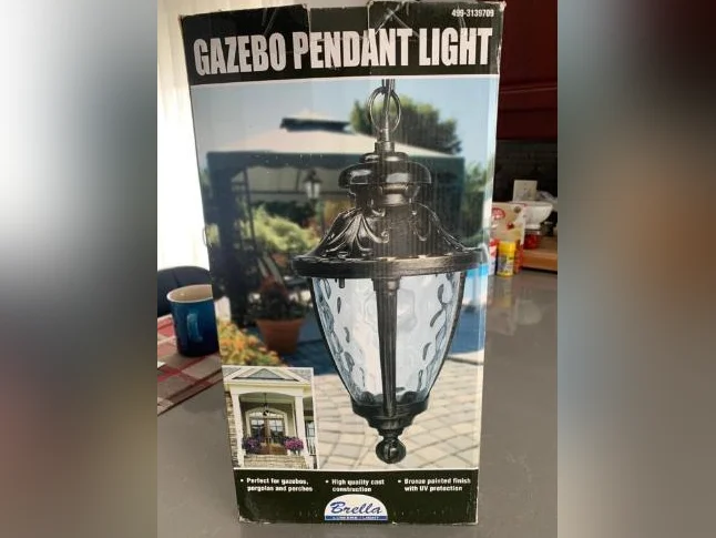 Lampe extérieur pour gazebo