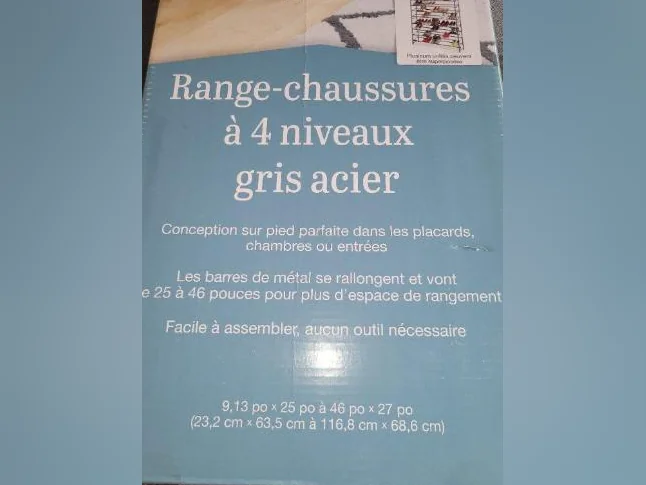 Étagère chaussure rangement thumbnail 4