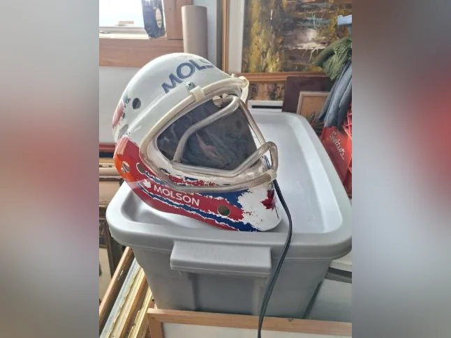 Hockey- masque de gardien de but Molson thumbnail 2