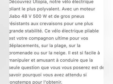 Vélo Électrique Pliable thumbnail 6