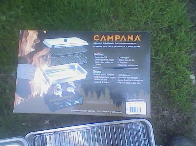 FUMOIR   PORTATIF.  Poisson et poulet