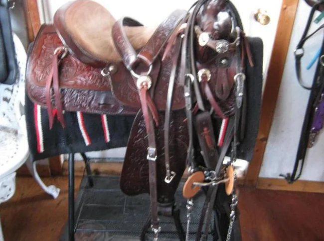 Super bonnes et belles selles western usagées thumbnail 10