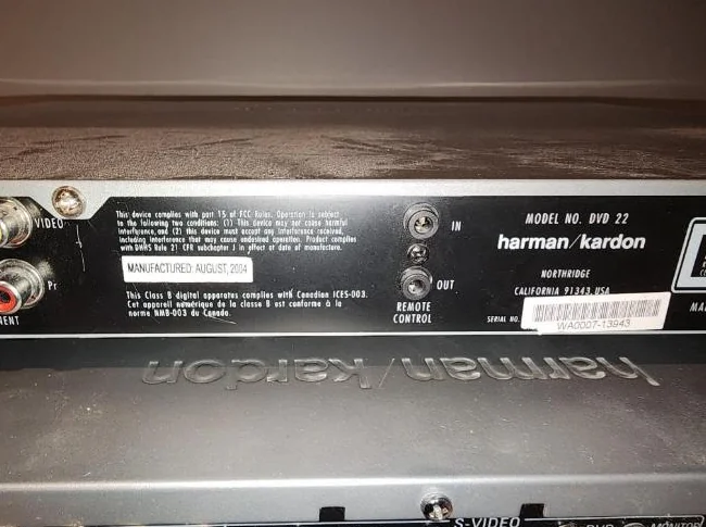 Récepteur & Lecteur DVD Harman-Kardon 7.1 Cinéma Maison thumbnail 5