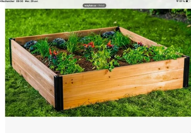 Jardin hors terre en teck thumbnail 5