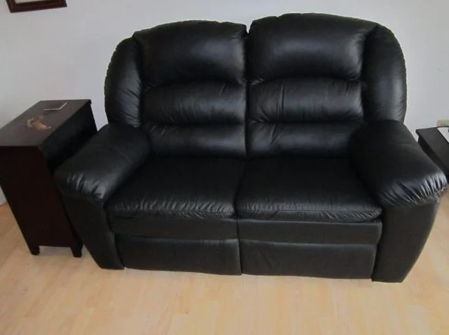 Causeuse Elran en Cuir inclinable