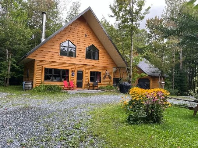 Chalet en bois rond