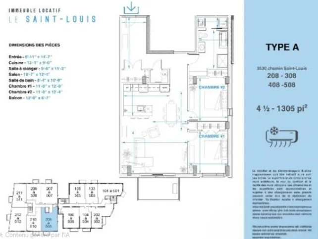 URGENT 4 1/2 style condo neuf stationnement intérieur