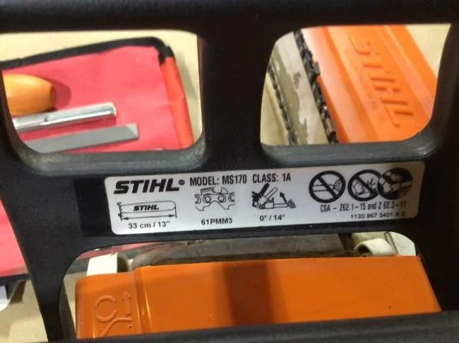 Scie à chaîne de marque Stihl MS170 thumbnail 3