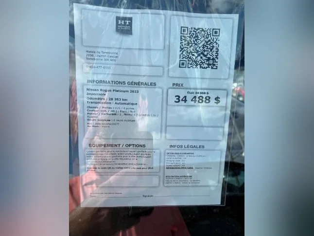 NISSAN ROGUE PLATINUM AWD 2023 — 41 000 KM — 29 495 $ thumbnail 10