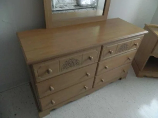 BUREAU DE CHAMBRE À COUCHER AVEC TABLE DE NUIT thumbnail 2