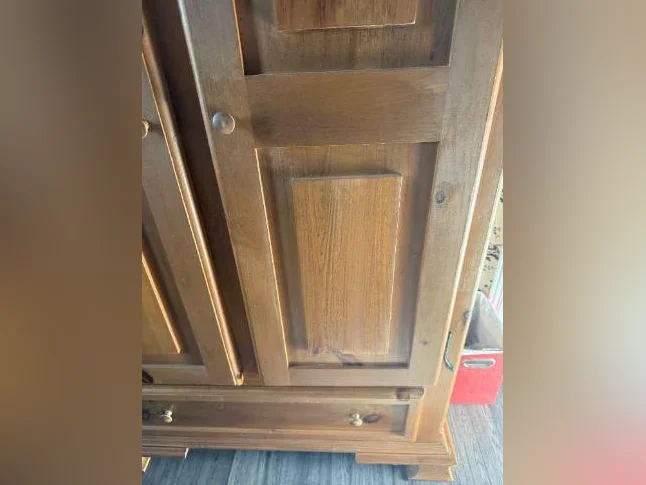 GRANDE ARMOIRE DE RANGEMENT EN PIN - BEAU MEUBLE thumbnail 2