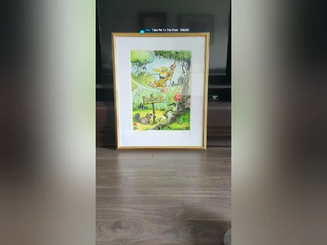 SERIGRAPHIE DU DESSINATEUR BATEM DU JOURNAL DE SPIROU
