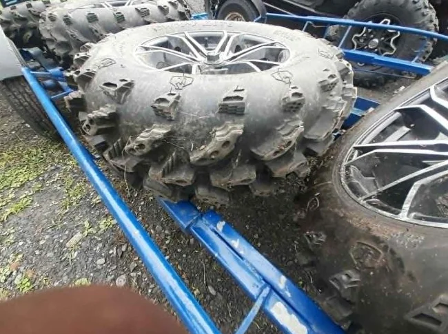 toute en 1 VTT. traileur, et pneus d'été et hiver thumbnail 9