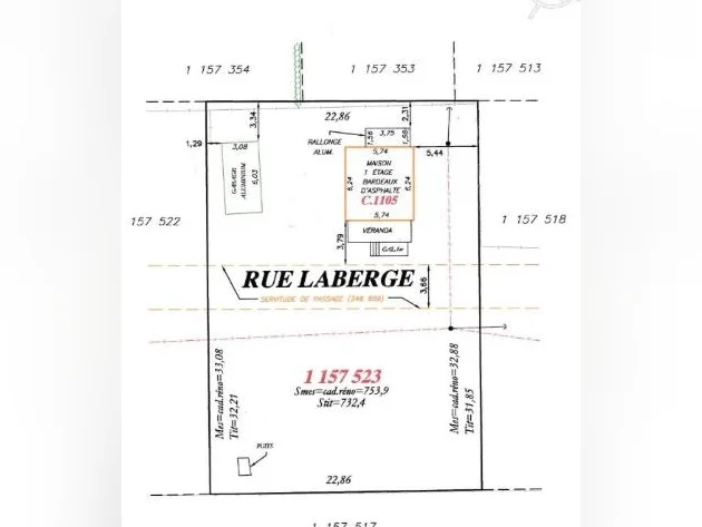 Maison à vendre ou Terrain à vendre à Laval Fabreville 360 000 $ thumbnail 2