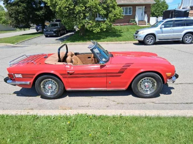 Triumph TR6 1975 avec Overdrive thumbnail 3
