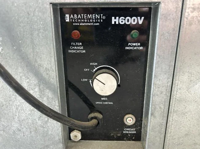 Filtre HEPA Abatement Technologies H600V negative air scruber thumbnail 8