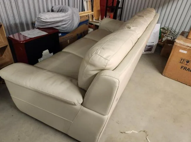 Sofa en cuir véritable thumbnail 3