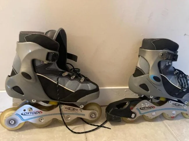 Patin roues alignée