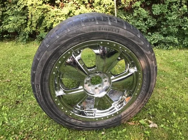 4x "KRUZ K14 ZEN" Polished Chrome 17" Mag Wheels 5x100/5x114.3mm thumbnail 10