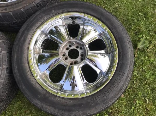 4x "KRUZ K14 ZEN" Polished Chrome 17" Mag Wheels 5x100/5x114.3mm thumbnail 8