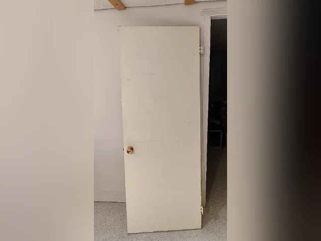 À donner : une (1) porte d'intérieur en lauan