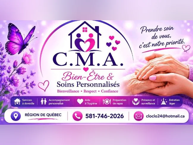 Service d'aide à domicile Privé. Québec