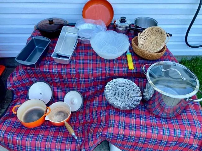 Articles de cuisine: vente de déménagement