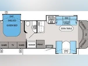 Motorisé Jayco Melboure 29D Premium- 31,6 pi - 6 pneus neufs - prêt à voyager thumbnail 9