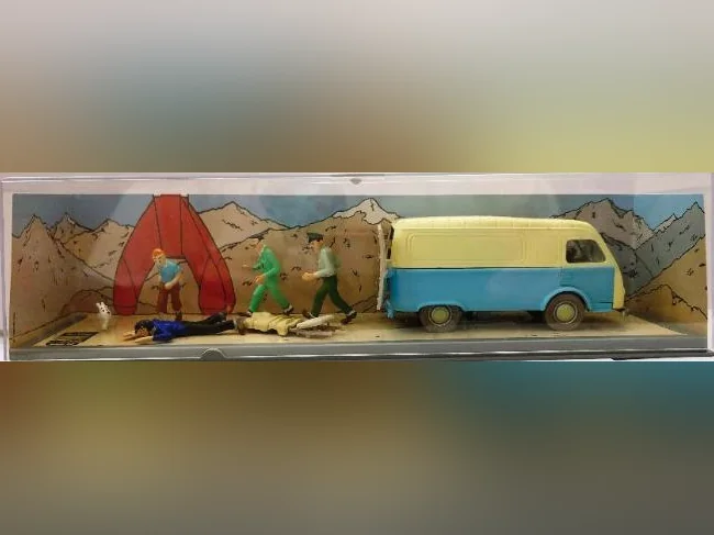 Ensemble complet des modèles réduits de Tintin à l'échelle 1/43. thumbnail 6