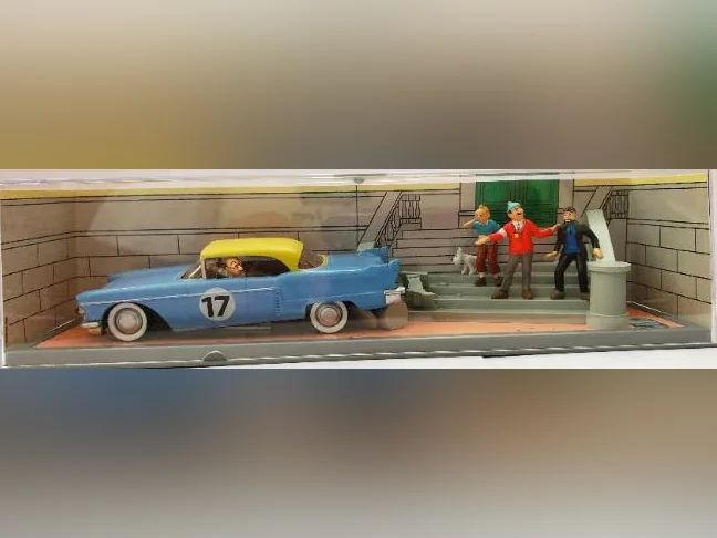 Ensemble complet des modèles réduits de Tintin à l'échelle 1/43. thumbnail 4