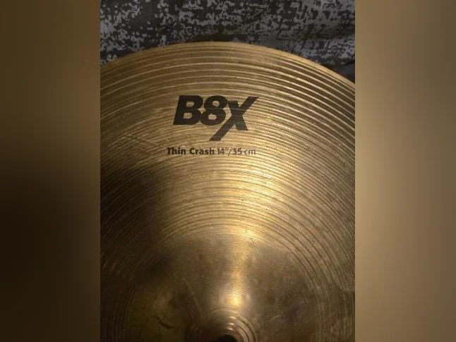 SABIAN B8X THIN CRASH 14 POUCES