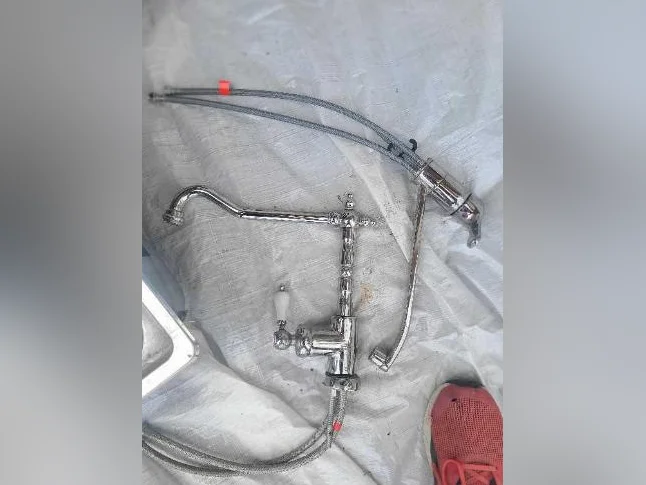VATTUDALEN Évier à encastrer, 1 bac+égouttoir, acier inox, 69x47 cm (27 1/8x18 1/2 ") thumbnail 2